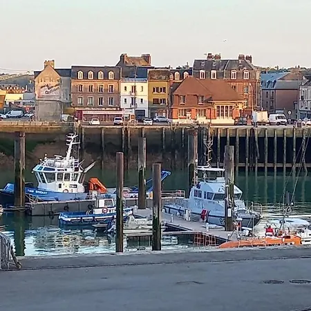 T2 60m² vue panoramique sur port et mer Dieppe Extérieur photo